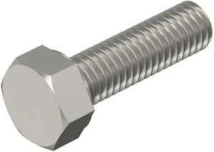 Sechskantschraube mit Vollgewinde M 16x50mm, A2, 2B