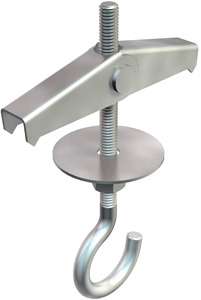 Federklapp-Dübel M4x70 mit Deckenhaken