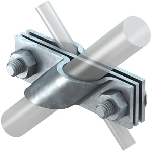 Anschlussschelle V2A Staberder Rd 20 auf Rd 8-10 / FL40