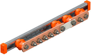 Potentialausgleichsschiene BigBar 5+1 Anschlüsse CU FT-Sch. 505x40x65mm