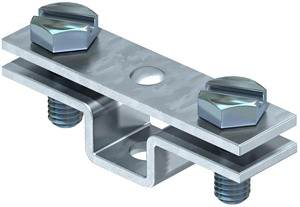 Abstandschelle 40mm FL40, mit Befestigungsloch