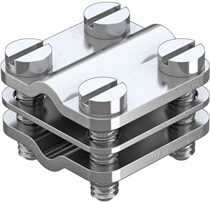 Schellenabzweigklemme parallele Aus führung 4-16mm², CuZn, N