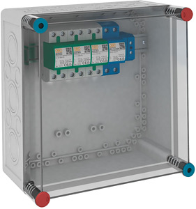Kombiableiter Set 3-polig+NPE max.255V 125kA Typ1 im Gehäuse IP65