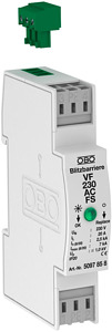 Netzfeinschutz für AC 230V,Vert.einbau,Fernsignalisierung
