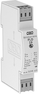 Mittel-/Feinschutz 19V AC/27V DC mit Entkopplungsinduktivität