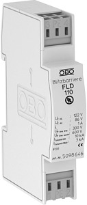 Blitzbarriere mit Entkopplungsinduktivität
