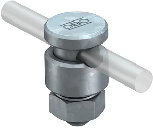Verbinder Rd 8-10 Stahl feuerverzinkt,mit Druckwanne