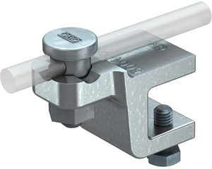 Falz- und Konstruktionsklemme Temperguss, Klemmbereich 20 mm