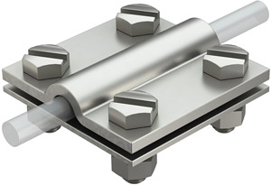 Kreuz-Verbinder Rd8-10 x FL30, V4A