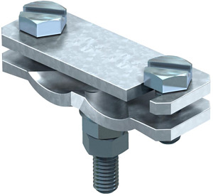 Diagonalklemme mit Bolzen M10x40