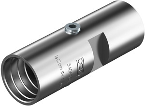 Anschlusselement ø23mm für isCon-Leitung innen Edelstahl,