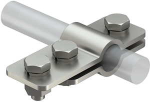 Potentialanschluss d=17-25mm für isCon-Leitung m.Federscheiben