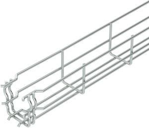 Gitter-Kabelrinne 55x50mm Stahl galvanisch verzinkt
