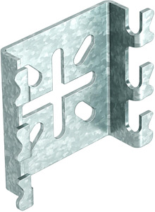 Montageplatte 81x65mm für Gitterrinne Stahl FT