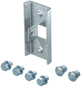 Sprossenaufnahme mit Sechskantschra ube M10x30, St, FT