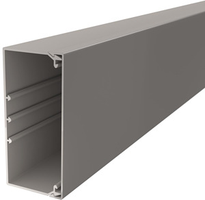 Wand-/Deckenkanal 60x130mm WDK-Kanal mit Oberteil grau