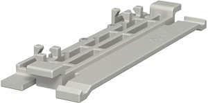 Oberteilklammern 130 für WDK-Kanal steingrau