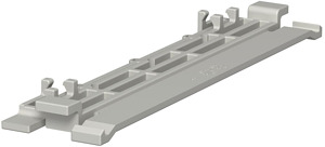 Oberteilklammern 170 für WDK-Kanal steingrau