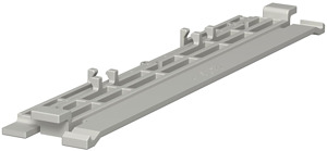 Oberteilklammern 210 für WDK-Kanal steingrau