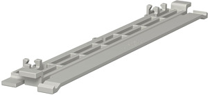 Oberteilklammern 230 für WDK-Kanal steingrau
