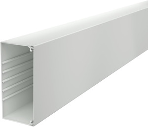 Wand-/Deckenkanal 80x170mm lichtgrau mit Bodenlochung