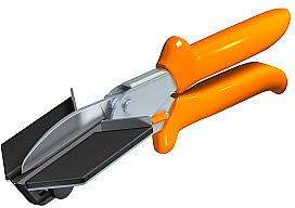 Schere für WDK-Kanal (Gehrungsschn) für Abmessungen bis 25x45mm