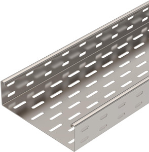 Kabelrinne SKS gelocht 60x200x3000, A2, 1.4301, 2B