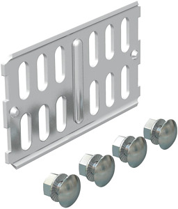 Längsverbinder für Kabelrinne 60x10 0, A4, 1.4571, 2B