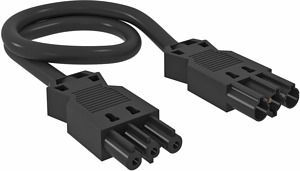 Verlängerungsleitung 10m schwarz 3x2,5qmm Buchse-Stecker