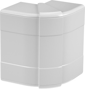 Außeneck variabel 110x88x88, PC/ABS, lichtgrau, RAL 7035