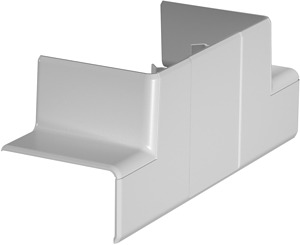 T-Stück Adapter für Rapid 45-2 160x 62x56, PC/ABS, lichtgrau, RAL 7035