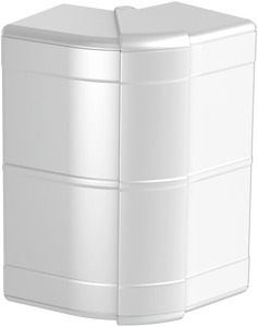 Außeneck variabel 140x88x88, PC/ABS, alu
