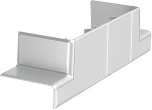 T-Stück Adapter für Rapid 45-2 2-zü gig 190x52x56, PC/ABS, alu