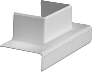T-Stück Adapter 130 auf WDK 40060 1 20x52x56, PC/ABS, lichtgrau, RAL 7035