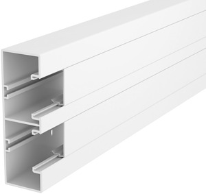 Geräteeinbaukanal Rapid 45-2 2-zügi g 53x165x2000, PVC, reinweiß, RAL 9010