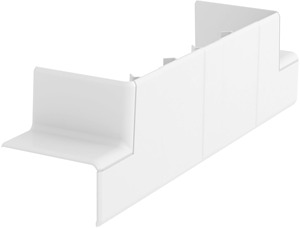 T-Stück Adapter für Rapid 45-2 165 225x62x56, PC/ABS, reinweiß, RAL 9010