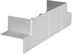 T-Stück Adapter für Rapid 45-2 165 225x62x56, PC/ABS, lichtgrau, RAL 7035