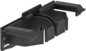 Oberteiladapter für Designkanal, PA , graphitschwarz, RAL 9011