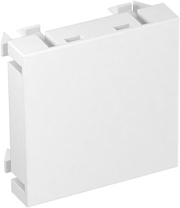 Blindabdeckung 1 Modul Rapid 45 reinweiss