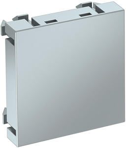 Blindabdeckung 1 Modul Rapid 45 alu