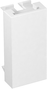 Blindabdeckung 1/2 Modul Rapid 45 reinweiss