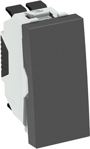 Aus-/Wechselschalter 10A 250V PC schwarzgrau RAL 7021