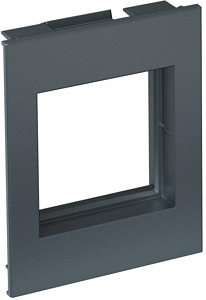 1-fach Rahmen für Modul 45 RAL7016