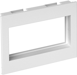 2-fach Rahmen für Modul 45 RAL9010
