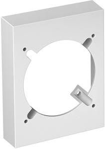 CEE-Flansch CEE-Flansch RAL9010 120x95x25, PC/ABS, reinweiß, RAL 9010