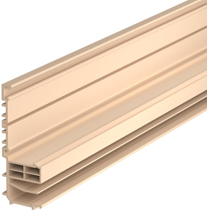 Unterteil Sockelleistenkanal RAUDUO L: 2000mm, B:105mm, H:40mm, PVC, natur