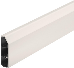 Sockelleistenkanal SL Set 20x70 900 1, PVC, cremeweiß, RAL 9001