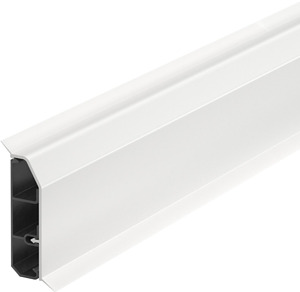 Sockelleistenkanal SL-L Set 20x70 D ichtl. 9010, PVC, reinweiß, RAL 9010