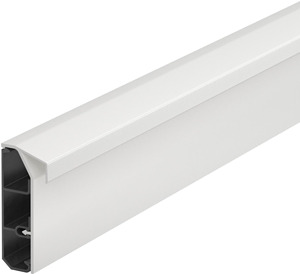Sockelleistenkanal SL-T Set 20x70 T epp. 9010, PVC, reinweiß, RAL 9010