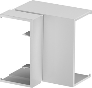 Inneneck SIGNA BASE 70x130 7035, PC /ABS, lichtgrau, RAL 7035